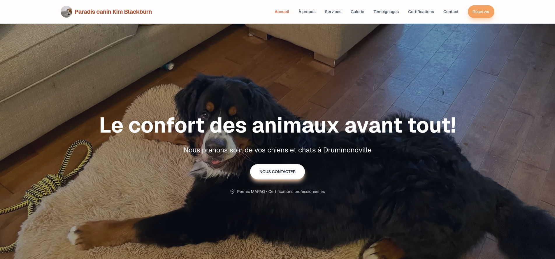 Screenshot de Paradis Canin Kim Blackburn