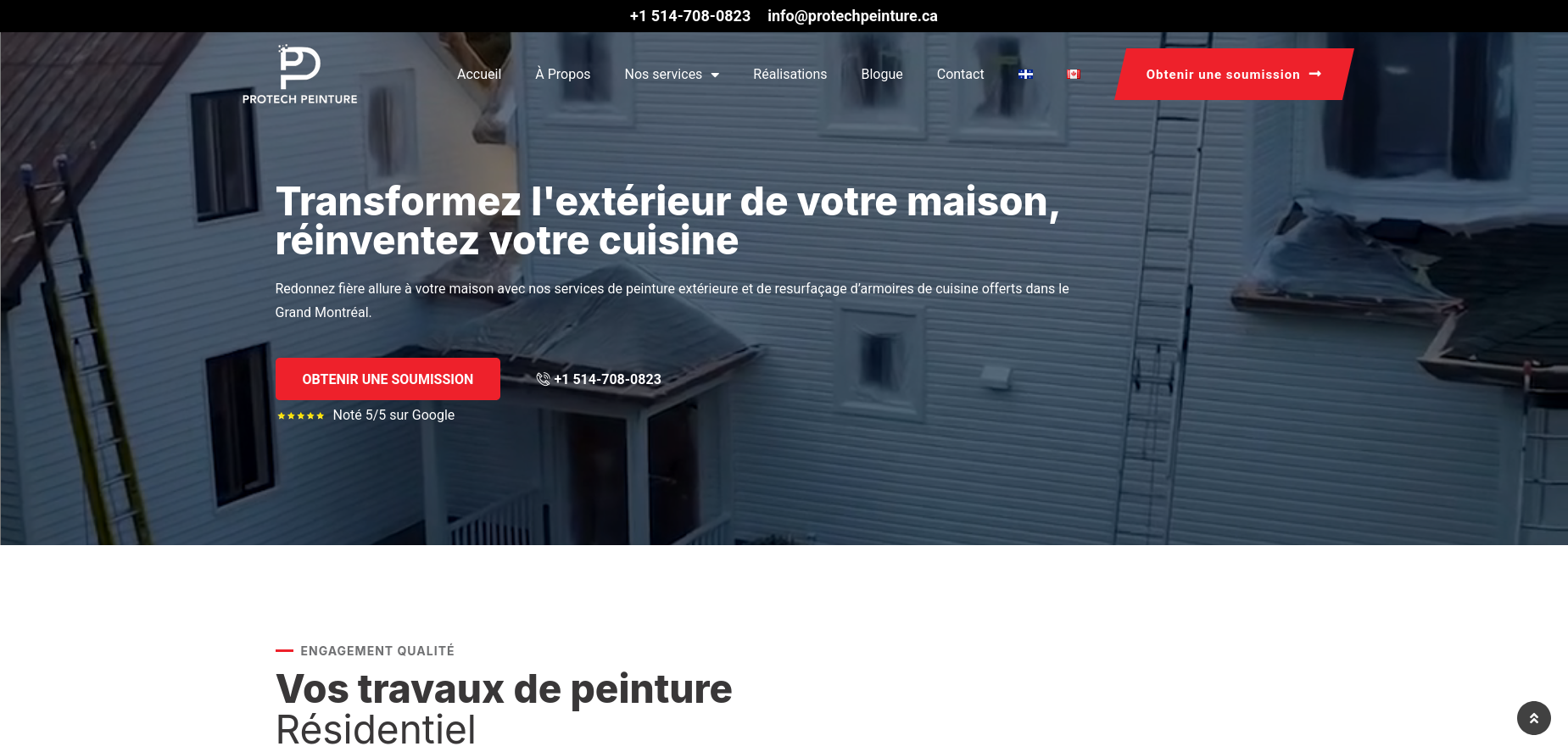 Screenshot de Protech Peinture